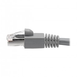 Tripp Lite Cat6a 10G-Certified Snagless Shielded STP Network Patch Cable (RJ45 M/M), PoE, Grey, 0.91 m