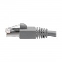 Tripp Lite Cat6a 10G-Certified Snagless Shielded STP Network Patch Cable (RJ45 M/M), PoE, Grey, 0.91 m