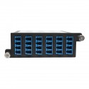 Tripp Lite 8.3/125 Singlemode Fiber 40/100 Gb to 10 Gb Breakout Cassette, (x3) 8-Fiber MPO/MPO (APC) to (x12) LC (UPC) Duplex, N
