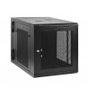 StarTech.com RK1232WALHM Wall mounted rack 12U Black rack