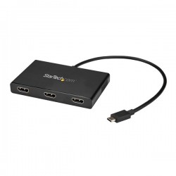 StarTech.com MSTCDP123HD USB C HDMI  x 3 Black cable interface/gender adapter