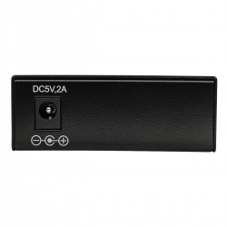 Tripp Lite Gigabit Multimode Fiber to Ethernet Media Converter, 10/100/1000 LC, International Power Supply, 850 nm, 550 m