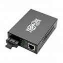 Tripp Lite Gigabit Multimode Fiber to Ethernet Media Converter, 10/100/1000 SC, International Power Supply, 1310 nm, 2,000 m