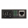 Tripp Lite Gigabit Multimode Fiber to Ethernet Media Converter, 10/100/1000 SC, International Power Supply, 1310 nm, 2,000 m
