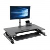 Tripp Lite WorkWise Height-Adjustable Sit-Stand Desktop Workstation, 36 x 22 in. Monitor Platform
