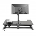 Tripp Lite WorkWise Height-Adjustable Sit-Stand Desktop Workstation, 36 x 22 in. Monitor Platform