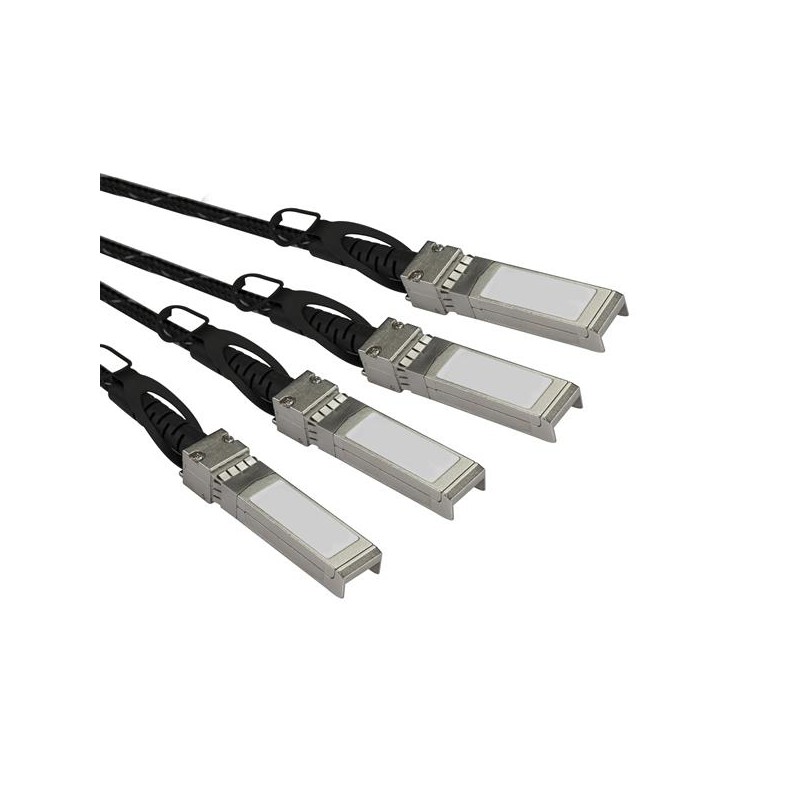 StarTech.com QSFP+ Breakout Cable - QSFP+ to 4x SFP+ - 1 m (3.3 ft)