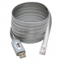 Tripp Lite USB to RJ45 Cisco Serial Rollover Cable, USB Type-A to RJ45 M/M, 1.83 m