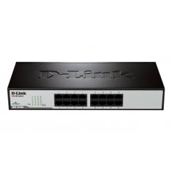 D-Link DES-1016D Unmanaged network switch Fast Ethernet (10/100) Black