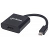 Manhattan 152570 Mini-DisplayPort HDMI Black cable interface/gender adapter