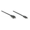 Manhattan 304955 Mini HDMI-19-p HDMI-19-p Black cable interface/gender adapter