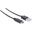 Manhattan 1m, USB 2.0-A/USB-C