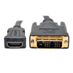 Tripp Lite P130-08N DVI-D HDMI Black cable interface/gender adapter