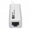 Tripp Lite USB 3.0 SuperSpeed to Gigabit Ethernet NIC Network Adapter, 10/100/1000, Plug and Play, Aluminum
