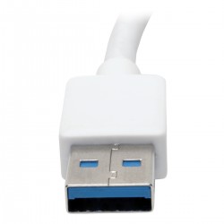 Tripp Lite USB 3.0 SuperSpeed to Gigabit Ethernet NIC Network Adapter, 10/100/1000, Plug and Play, Aluminum