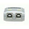 Manhattan USB 2.0 Automatic Sharing Switch 480Mbit/s White interface hub