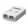 Manhattan USB 2.0 Automatic Sharing Switch 480Mbit/s White interface hub