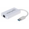 Manhattan 507578 USB 3.0 (3.1 Gen 1) Type-A 5000Mbit/s White interface hub
