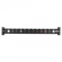 Tripp Lite 12-Port 1U Rack-Mount Unshielded Blank Keystone/Multimedia Patch Panel, RJ45 Ethernet, USB, HDMI, Cat5e/6