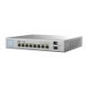 Ubiquiti Networks UniFi US-8-150W Managed network switch Gigabit Ethernet (10/100/1000) Power over Ethernet (PoE) White network 