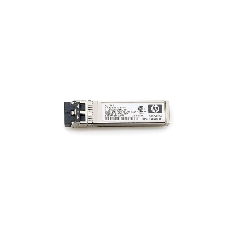 HP StorageWorks 8Gb Short Wave Fibre Channel SFP+ 1 Pack HP StorageWorks 8Gb Short Wave Fibre Channel SFP+ 1 Pack