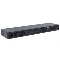 Intellinet 163682 8AC outlet(s) Black power distribution unit (PDU)