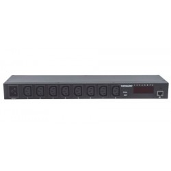 Intellinet 163682 8AC outlet(s) Black power distribution unit (PDU)