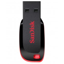 Sandisk Cruzer Blade 32GB USB 2.0 USB Type-A connector Black, Red USB flash drive