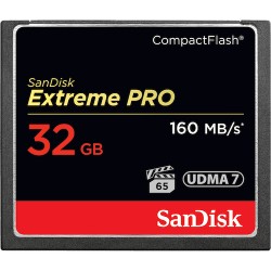 Sandisk 32GB Extreme Pro CF 160MB/s 32GB CompactFlash memory card