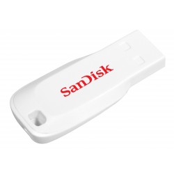Sandisk Cruzer Blade 16GB 2.0 USB Type-A connector White USB flash drive
