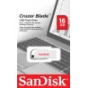 Sandisk Cruzer Blade 16GB 2.0 USB Type-A connector White USB flash drive
