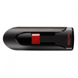 Sandisk Cruzer Glide 128GB 2.0 USB Type-A connector Black, Red USB flash drive