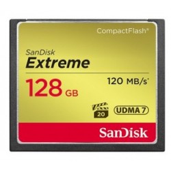 Sandisk CF Extreme 128GB 128GB CompactFlash memory card