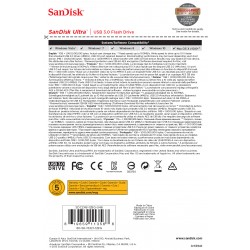 Sandisk Ultra 128GB USB 3.0 (3.1 Gen 1) USB Type-A connector Black USB flash drive