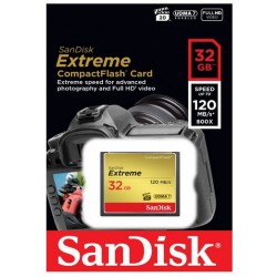 Sandisk 32GB Extreme 32GB CompactFlash memory card