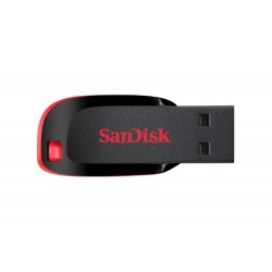Sandisk Cruzer Blade 128GB 2.0 USB Type-A connector Black, Red USB flash drive