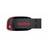 Sandisk Cruzer Blade 128GB 2.0 USB Type-A connector Black, Red USB flash drive