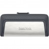 Sandisk Ultra Dual Drive USB Type-C 128GB 3.0 (3.1 Gen 1) USB Type-A connector USB Type-C connector Black, Silver USB flash driv