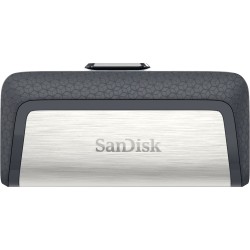 Sandisk Ultra Dual Drive USB Type-C 128GB 3.0 (3.1 Gen 1) USB Type-A connector USB Type-C connector Black, Silver USB flash driv