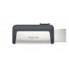 Sandisk Ultra Dual Drive USB Type-C 128GB 3.0 (3.1 Gen 1) USB Type-A connector USB Type-C connector Black, Silver USB flash driv