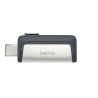 Sandisk Ultra Dual Drive USB Type-C 128GB 3.0 (3.1 Gen 1) USB Type-A connector USB Type-C connector Black, Silver USB flash driv