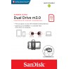 Sandisk Ultra Dual m3.0 32GB 3.0 (3.1 Gen 1) USB Type-A connector Black, Silver, Transparent USB flash drive