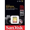 Sandisk Extreme 32GB SDHC UHS-I Class 10 memory card