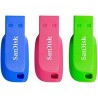 Sandisk Cruzer Blade 16GB 16GB USB 2.0 USB Type-A connector Blue, Green, Pink USB flash drive