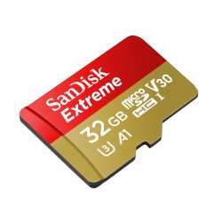 Sandisk Extreme 32GB MicroSDHC UHS-I Class 10 memory card