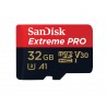 Sandisk Extreme Pro 32GB MicroSDHC UHS-I Class 10 memory card