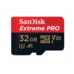 Sandisk Extreme Pro 32GB MicroSDHC UHS-I Class 10 memory card