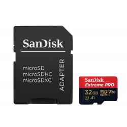 Sandisk Extreme Pro 32GB MicroSDHC UHS-I Class 10 memory card