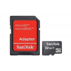 Sandisk SDSDQM-032G-B35A 32GB MicroSDHC Class 4 memory card