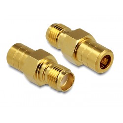 DeLOCK 88829 SMA SMB Gold cable interface/gender adapter